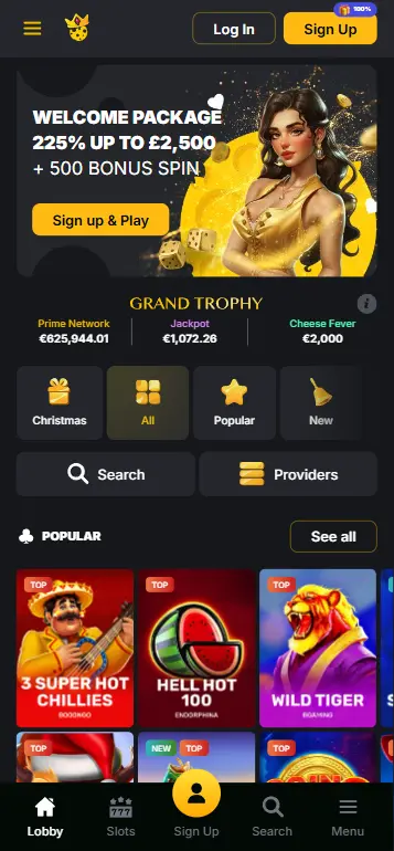 The dog house offshore casino selection showing Curacao licensed platforms